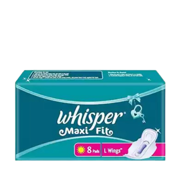 B2 Whisper Large Maxi Fit Wings Sanitary Napkins 8 pads - Online Grocery  Shopping and Delivery in Bangladesh