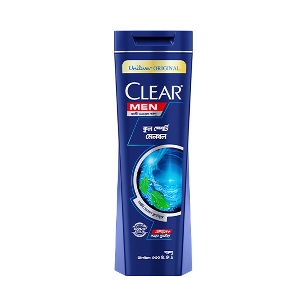Clear Shampoo Men Cool Sport Menthol Anti Dandruff - Grocery Shopping and Delivery in Bangladesh | Buy fresh food items, personal care, baby products and