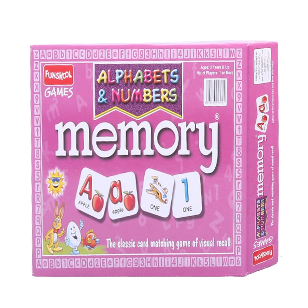 Funskool Alphabets And Numbers Memory Games - Online Grocery Shopping ...