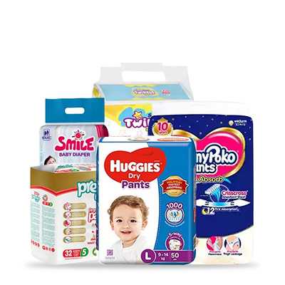 Large (10-16 kg) Diapers