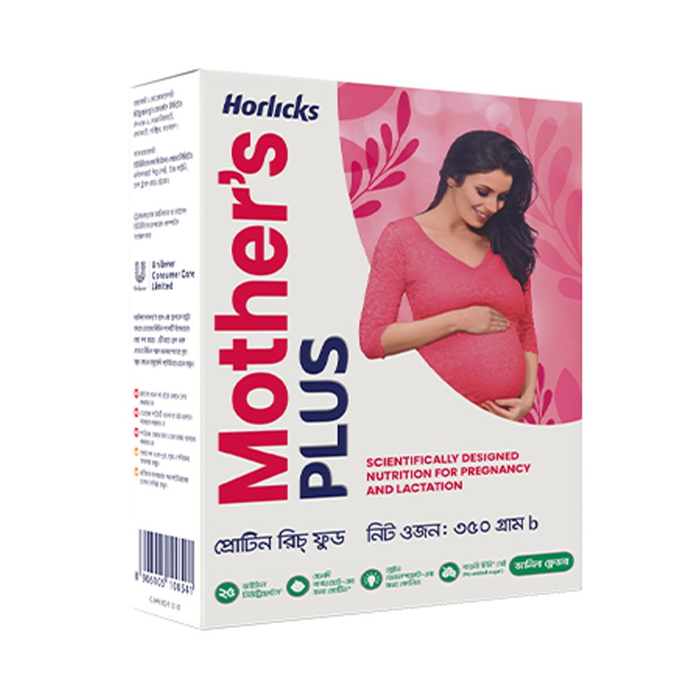 Mother's PLUS Horlicks Health and Nutrition Drink BIB 350g