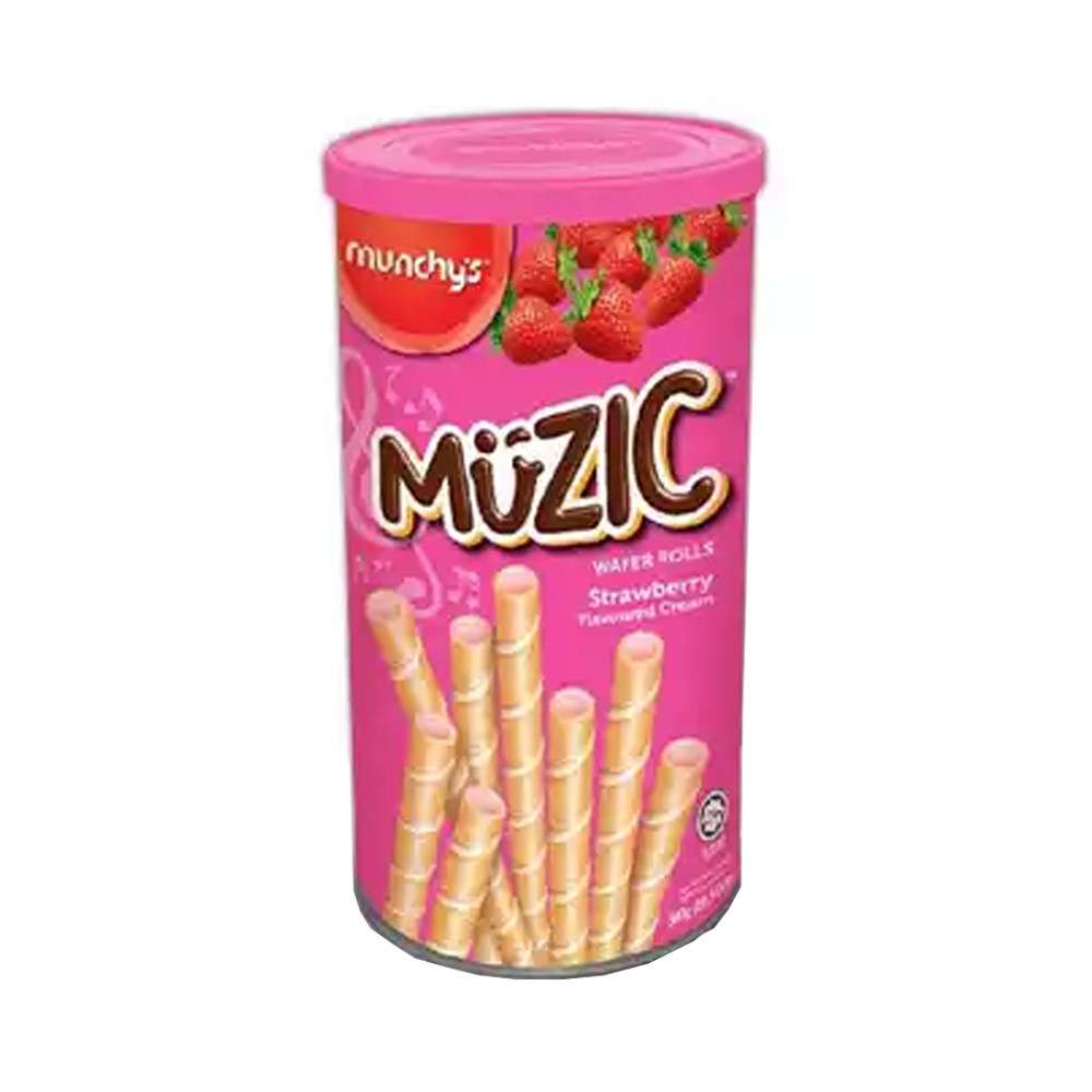 Munchys Muzic Strawberry Wafer Roll Online Grocery Shopping And