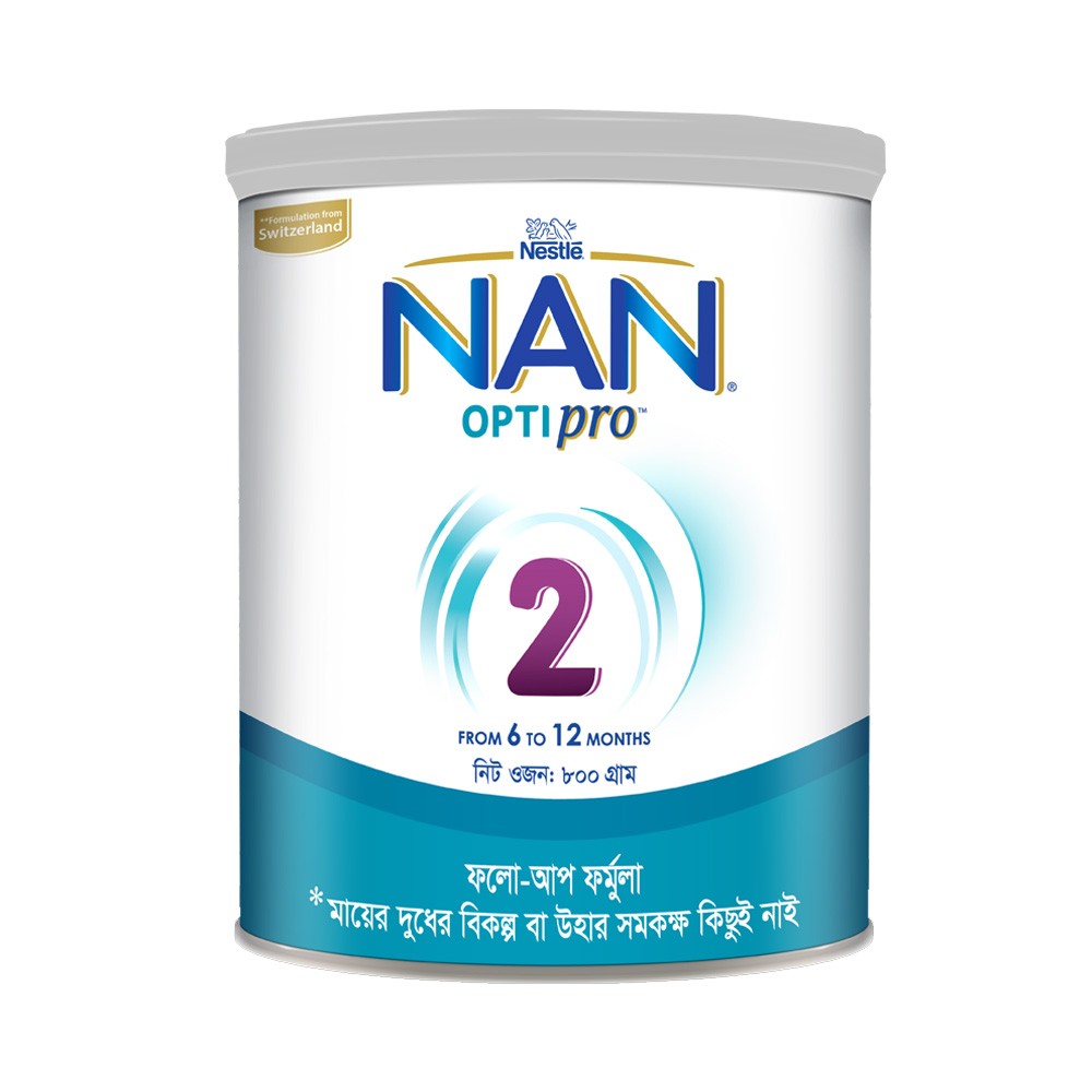 Nestle NAN OPTIPRO 2 Premium Baby Follow-on Formula Powder, From 6