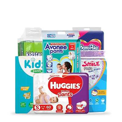 SMC Smile Baby Diaper Pants S (4-8 kg) - Online Grocery Shopping
