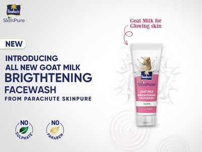 Parachute SkinPure Goat Milk Brightening Face Wash (Glow) 100 gm-offer