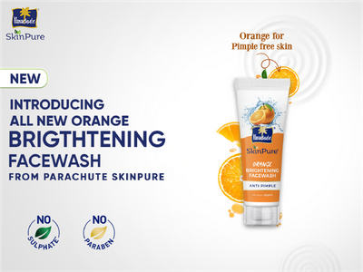 Parachute SkinPure Orange Brightening Face Wash (Anti Pimple) 100 gm-offer