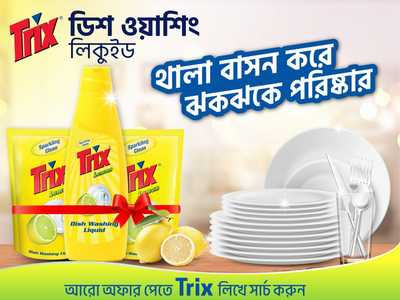 Trix Lemon Dishwashing Liquid Monthly Combo Pack 3 pcs-offer
